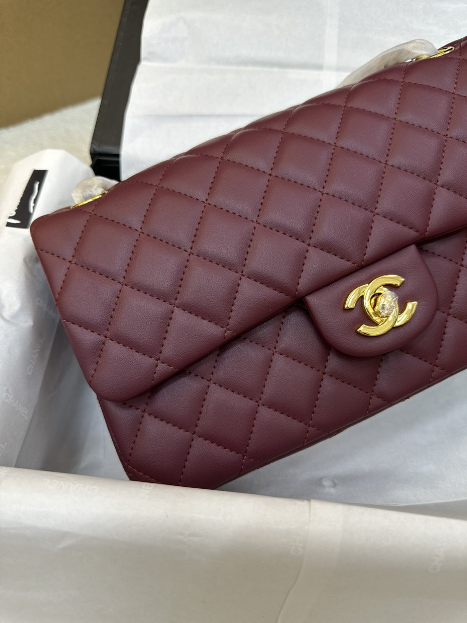 Túi Xách Chanel Classic Flap Đỏ Size 25cm