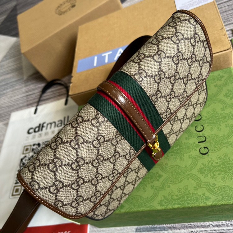 Túi Xách Gucci Jackie 1969 Siêu Cấp Màu Nâu 699930