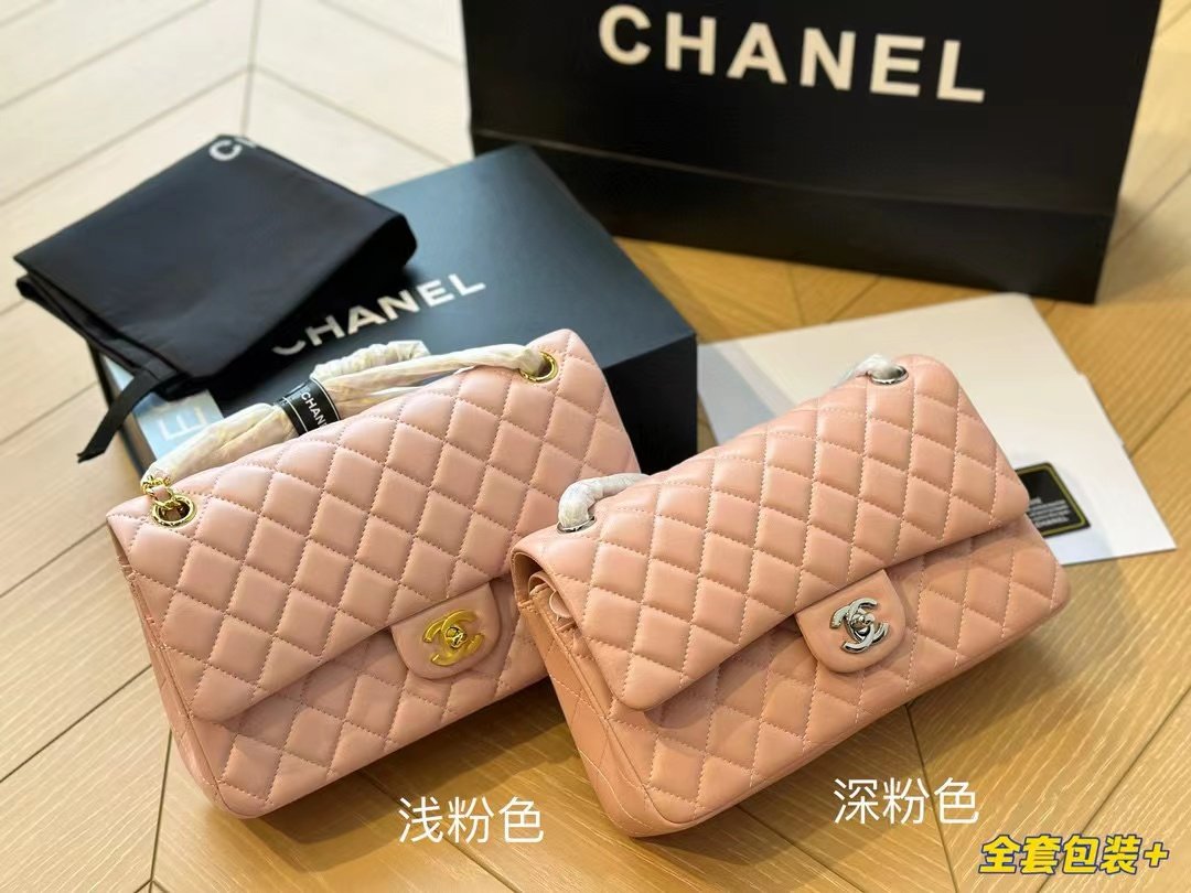 Tổng Hợp Bảng Màu Túi Chanel Classic Da Lì Super Size 25cm Fullbox