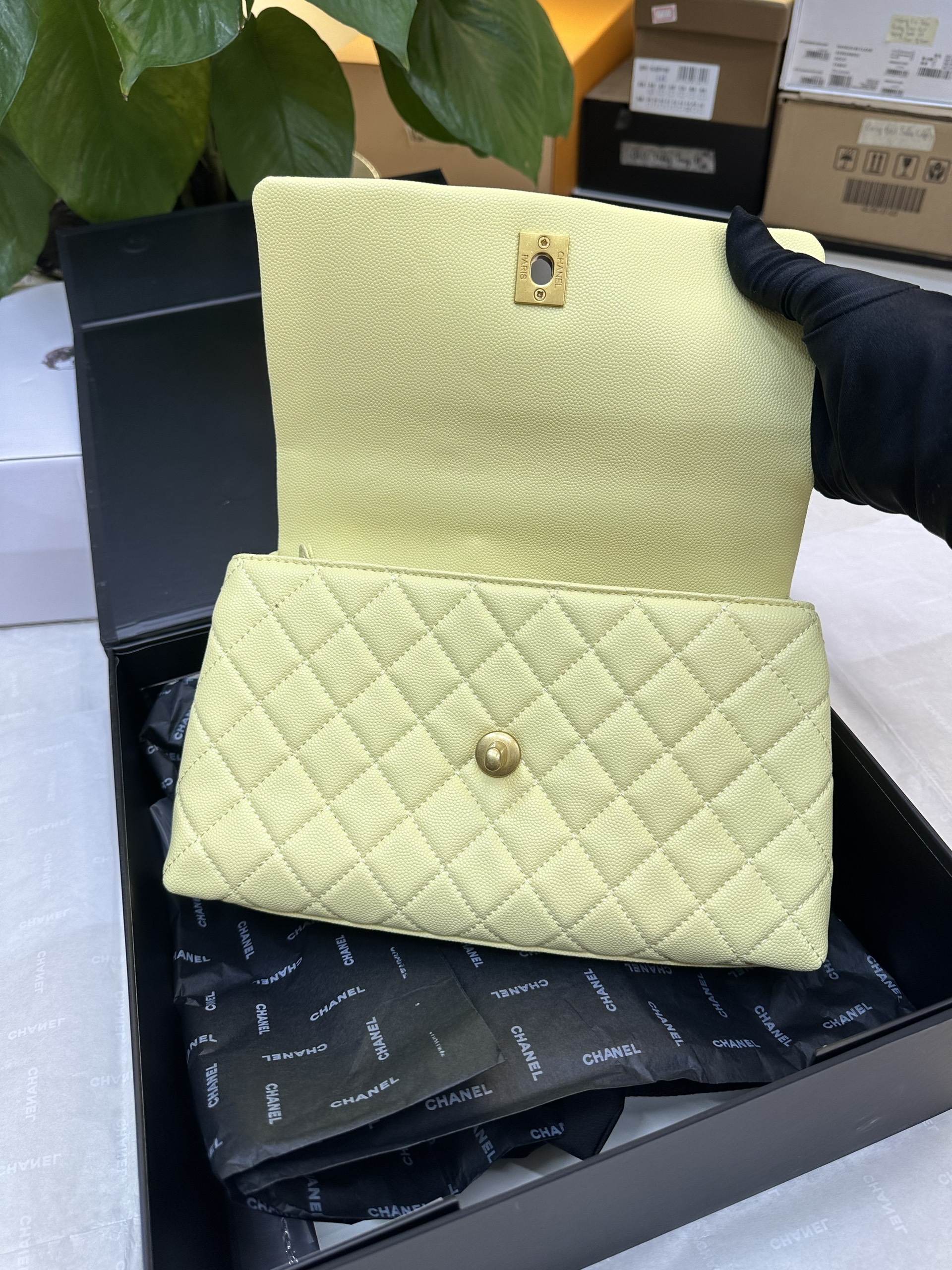 Túi Chanel CoCo Super Màu Xanh Size 23cm