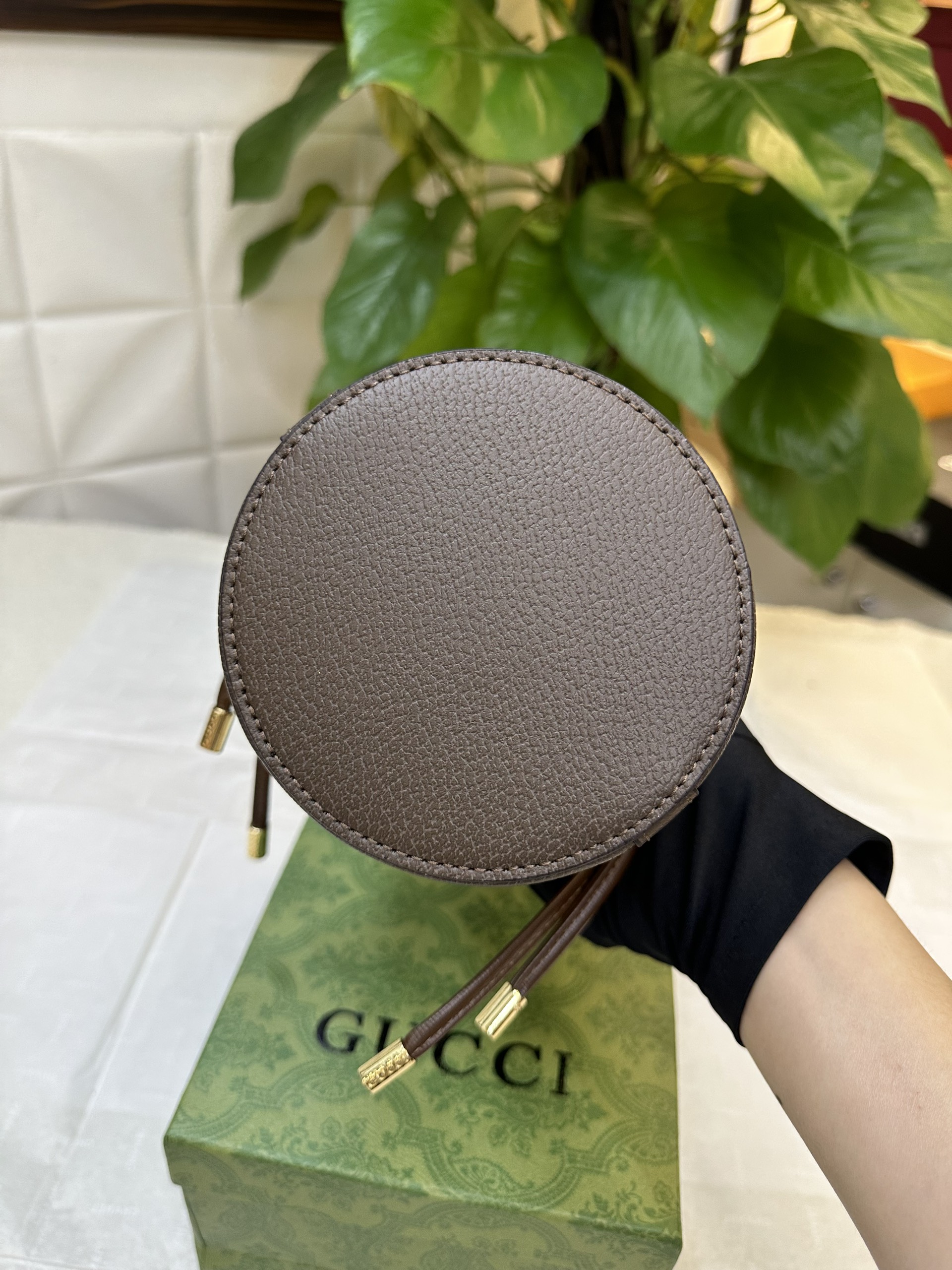 Túi Gucci Ophidia Mini Bucket Bag  Super Màu Nâu Size 20cm