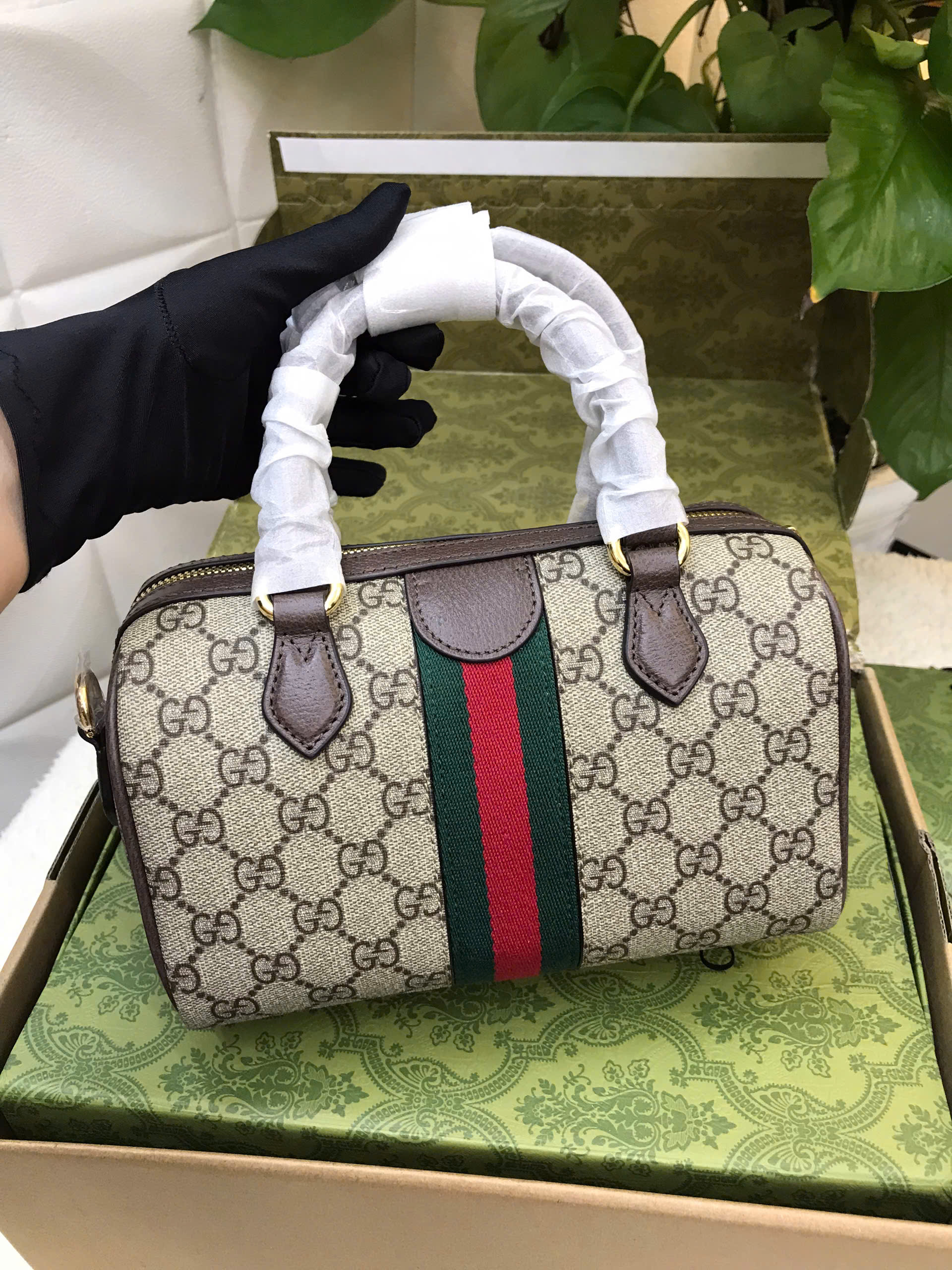 Túi Gucci Ophidia Mini Top Handle Bag Siêu Cấp Size 21cm 772053