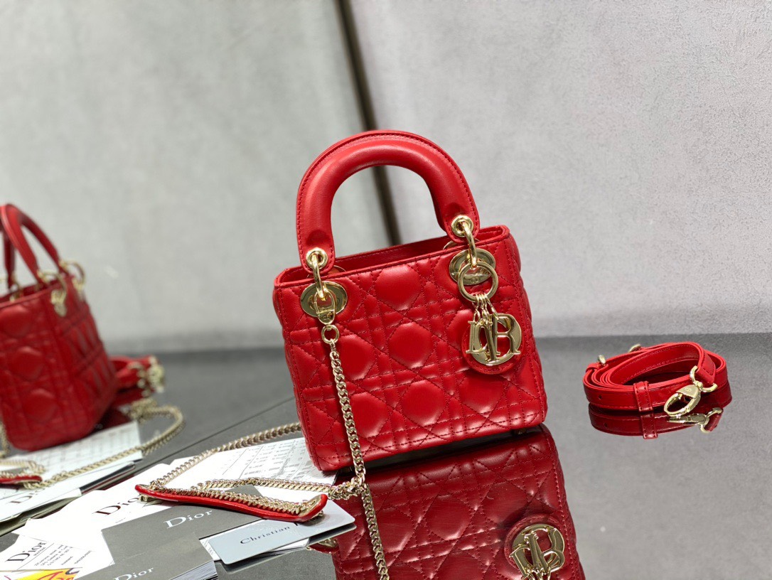 Bảng Màu Mini Lady Dior Bag Size 17cm