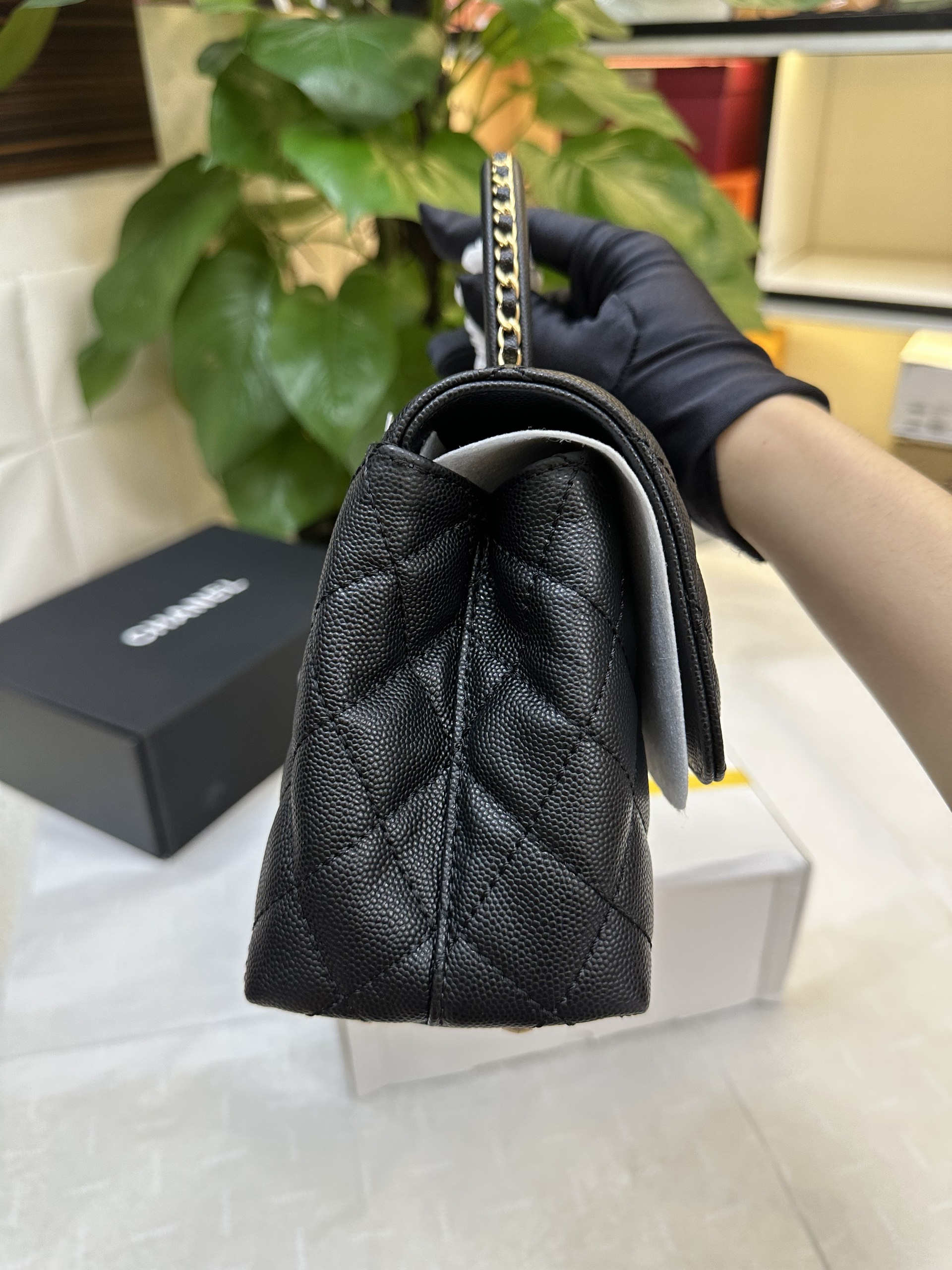 Túi Chanel Coco Handle Small Vip Màu Đen Size 23cm