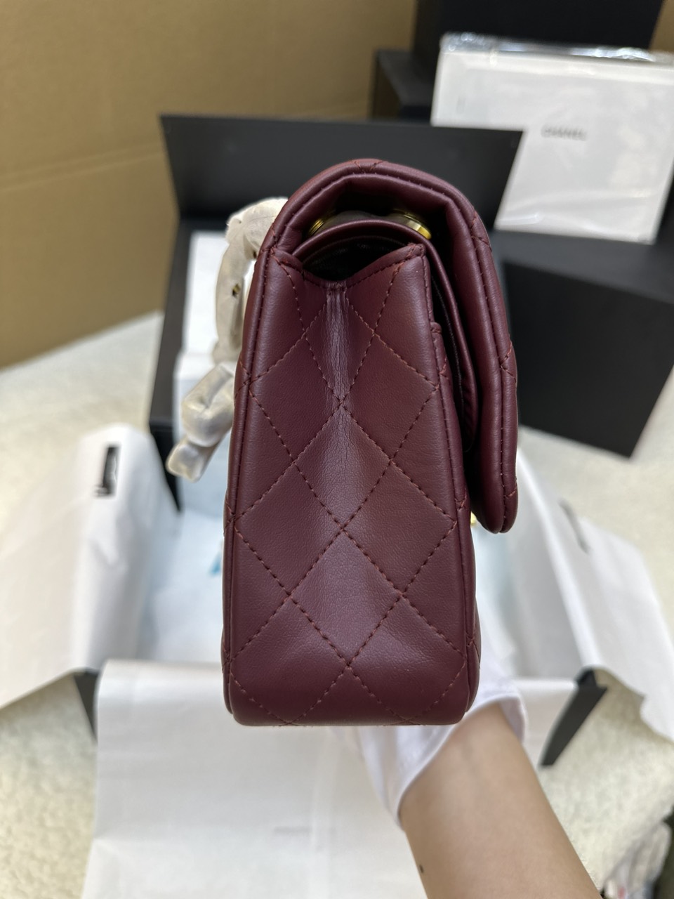 Túi Xách Chanel Classic Flap Đỏ Size 25cm