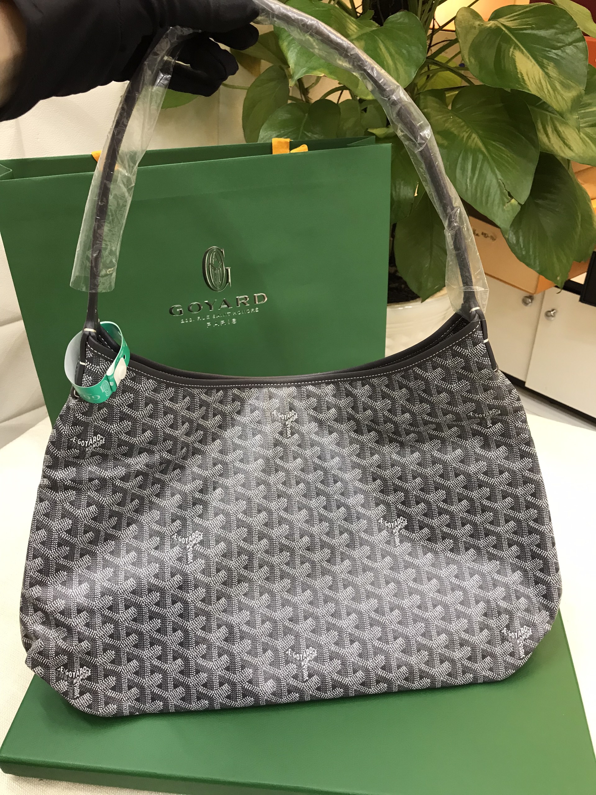 Túi Tote Goyard Bohème Hobo Bag Grey Siêu Cấp Màu Xám Size 42cm