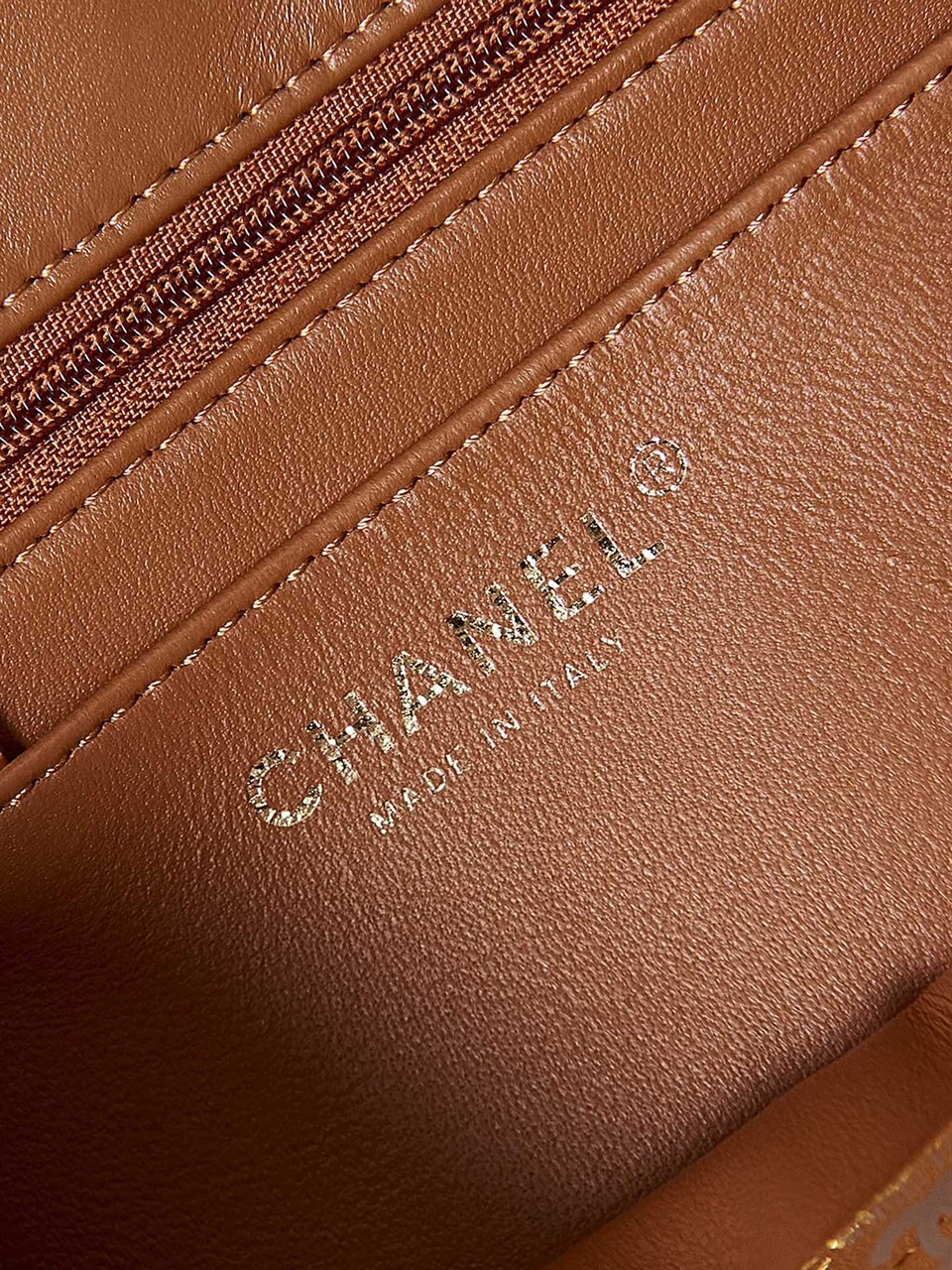 Túi Chanel CF Kim Cương Siêu Cấp Màu Nâu Size 20cm
