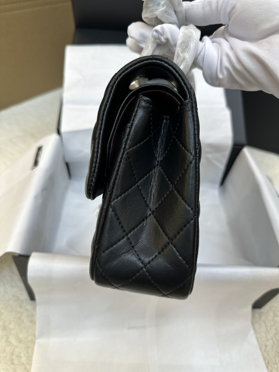 Túi Xách Chanel Classic Flap Đen Size 25cm