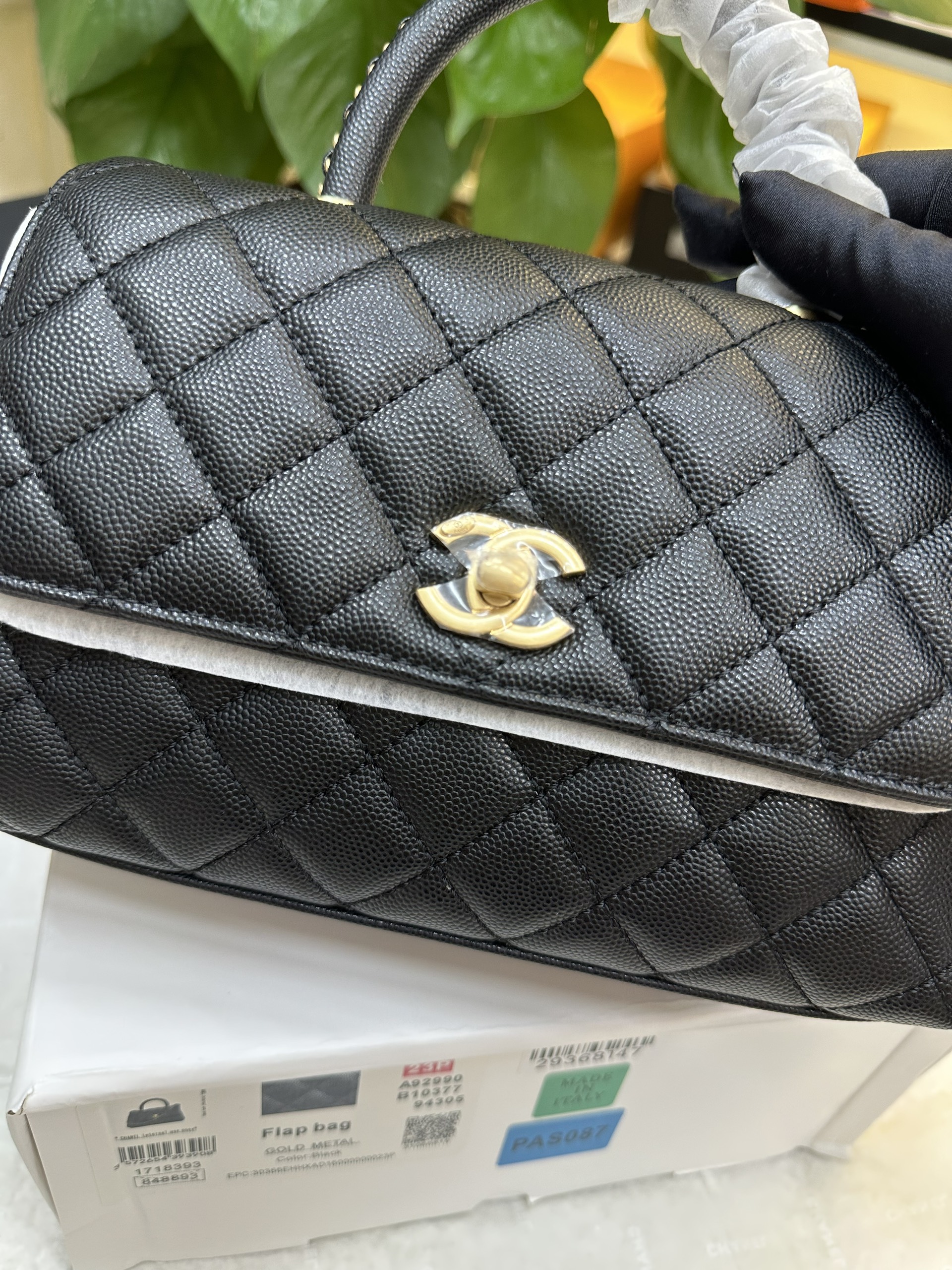 Túi Chanel Coco Handle Small Vip Màu Đen Size 23cm