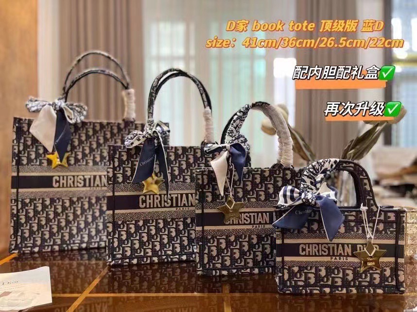 Tổng Hợp Túi Xách Dior Super Tote Bag  Thêu 026