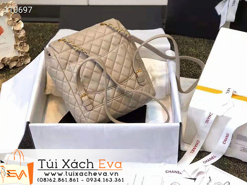 Balo Chanel Backpack Bag Siêu Cấp Màu Vàng Đẹp.