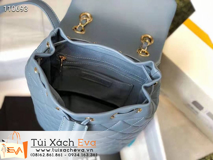 Balo Chanel Backpack Bag Siêu Cấp Màu Xanh Đẹp.