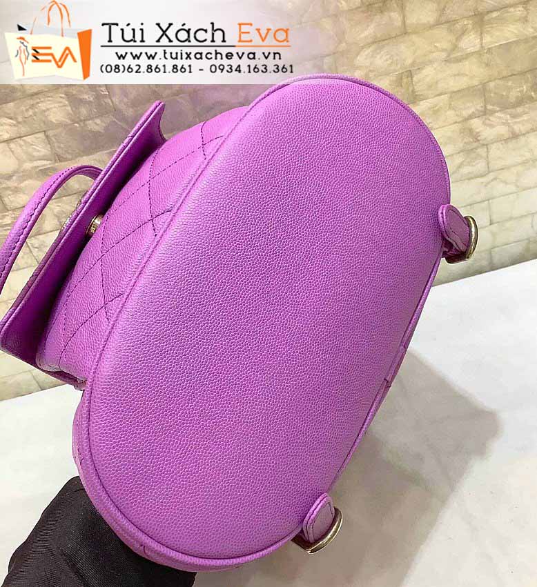 Balo Chanel Bag Siêu Cấp Màu Tím Đẹp M1371.