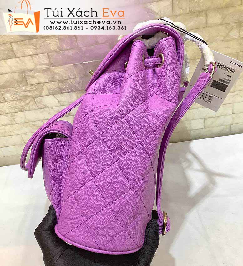 Balo Chanel Bag Siêu Cấp Màu Tím Đẹp M1371.