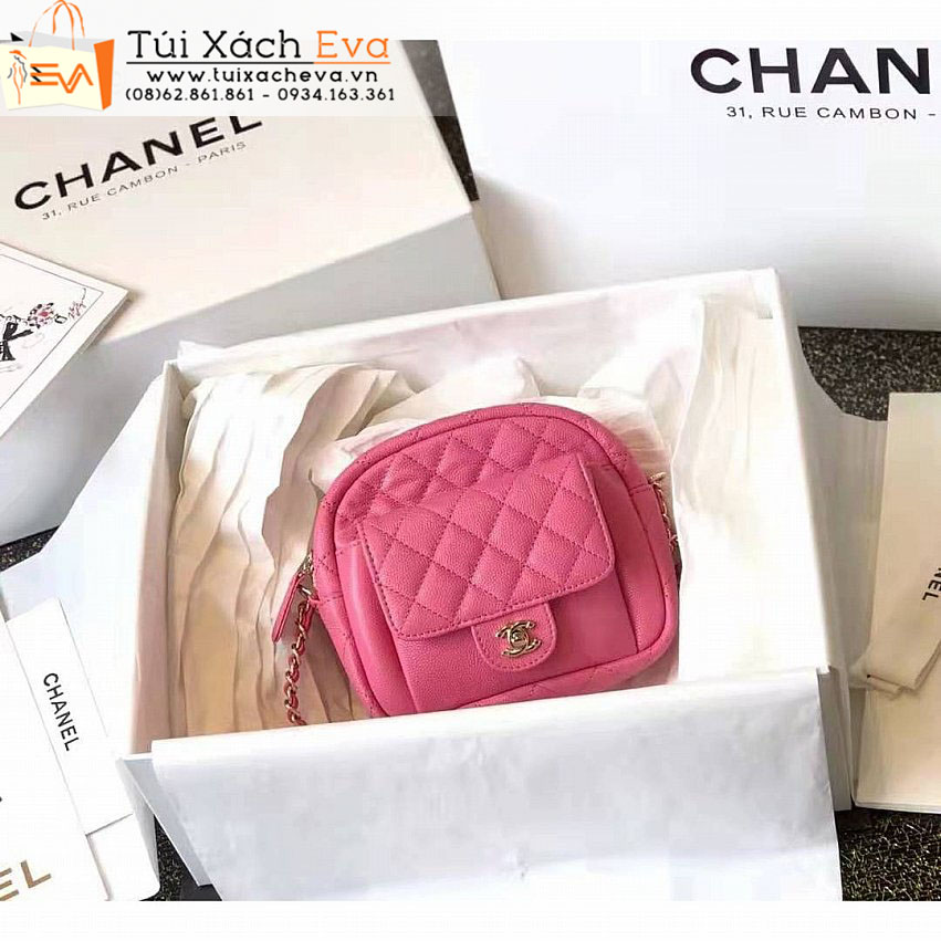 Balo Chanel Mini Bag Siêu Cấp Màu Hồng Đẹp.
