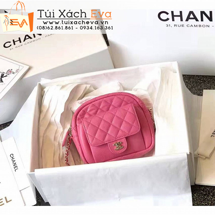 Balo Chanel Mini Bag Siêu Cấp Màu Hồng Đẹp.