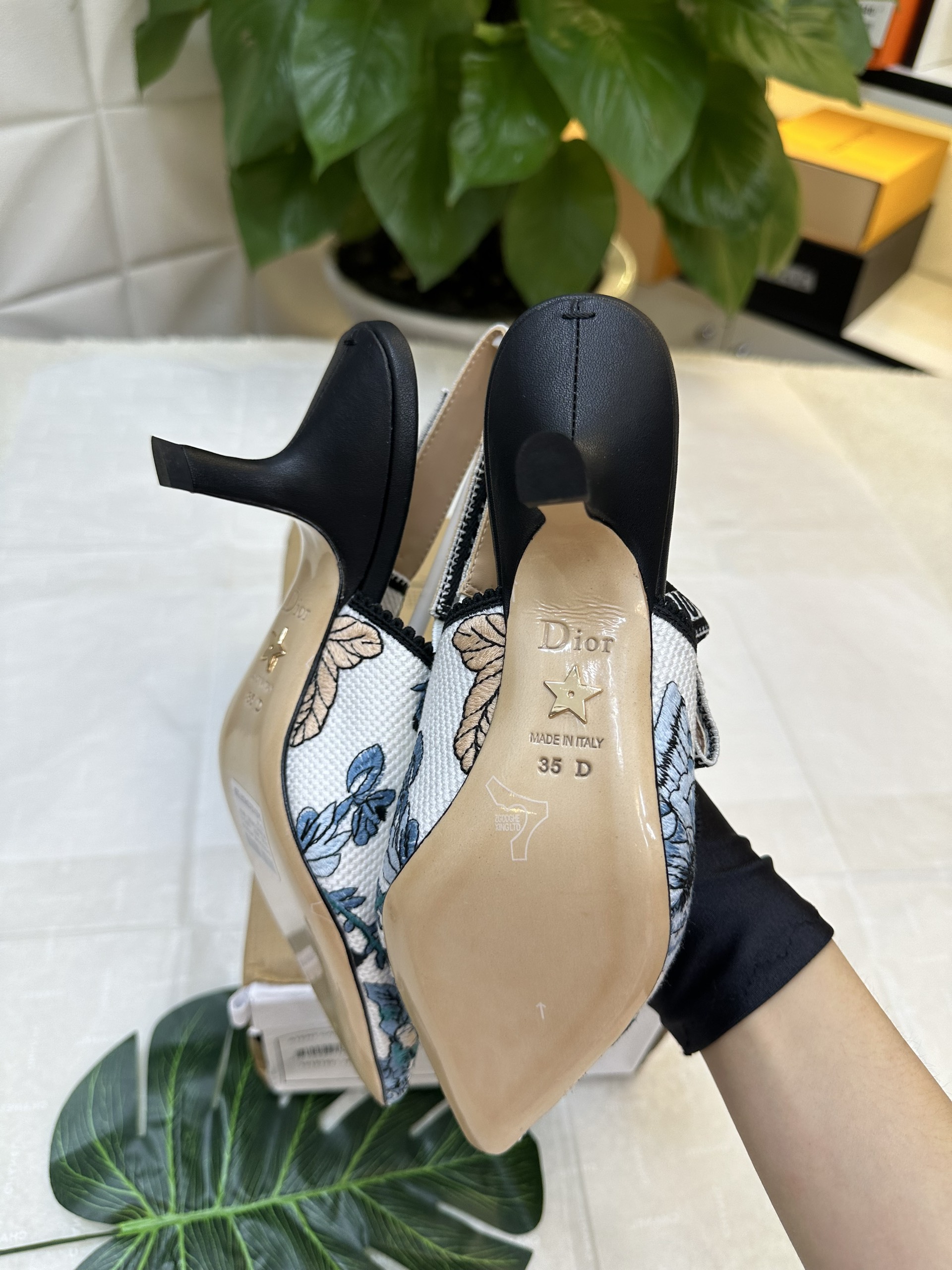 Giày J Adior Slingback Pump Siêu Cấp Size 35