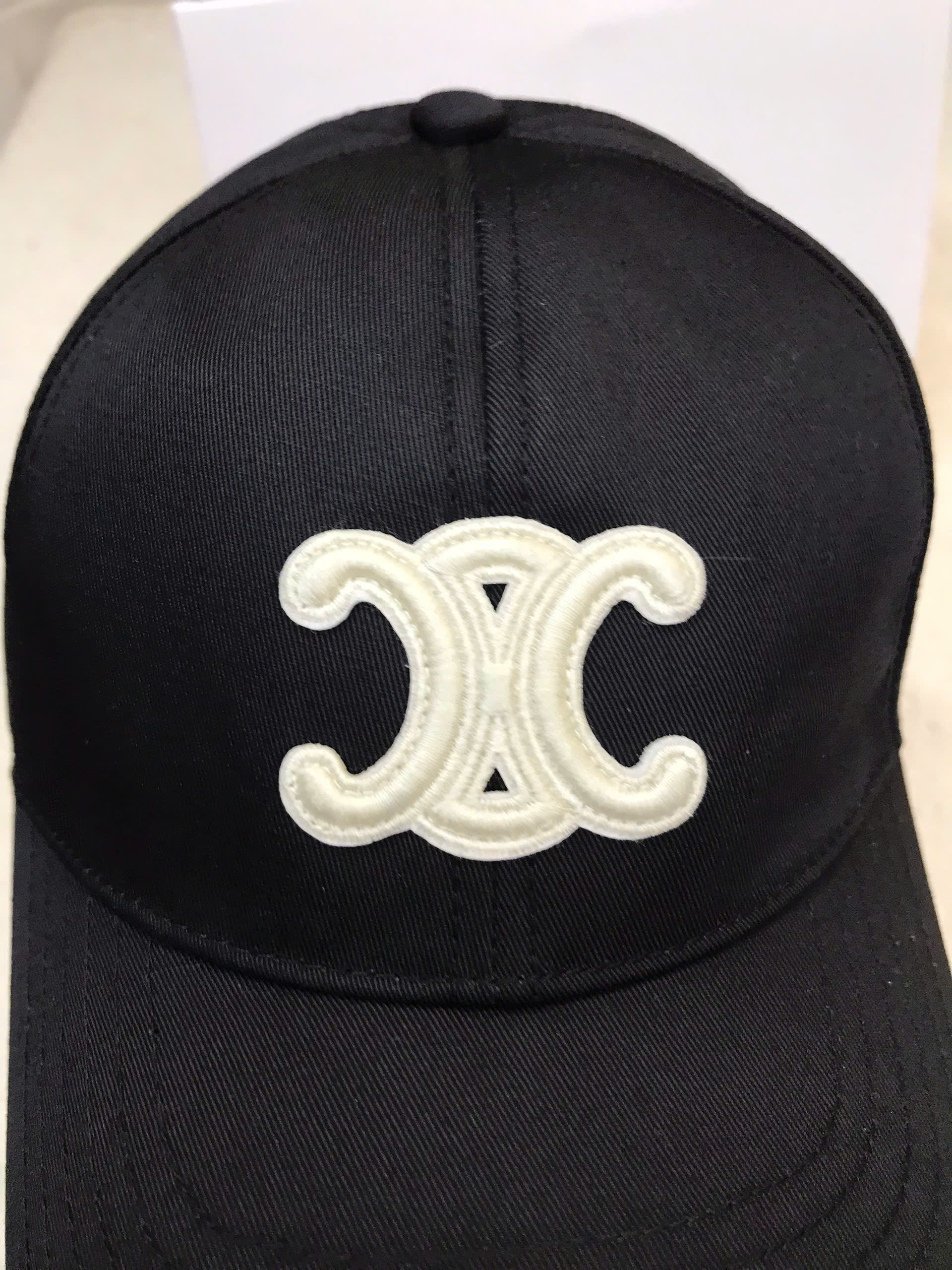 Nón Triomphe Baseball Cap In Cotton Siêu Cấp Màu Đen