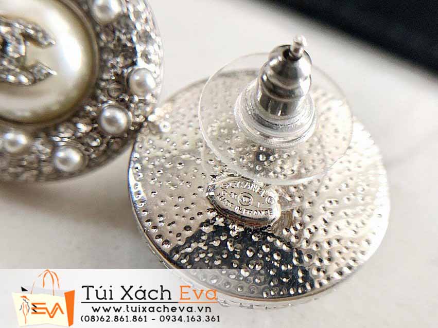 Bông Tai Chanel Siêu Cấp Màu Trắng Đẹp.