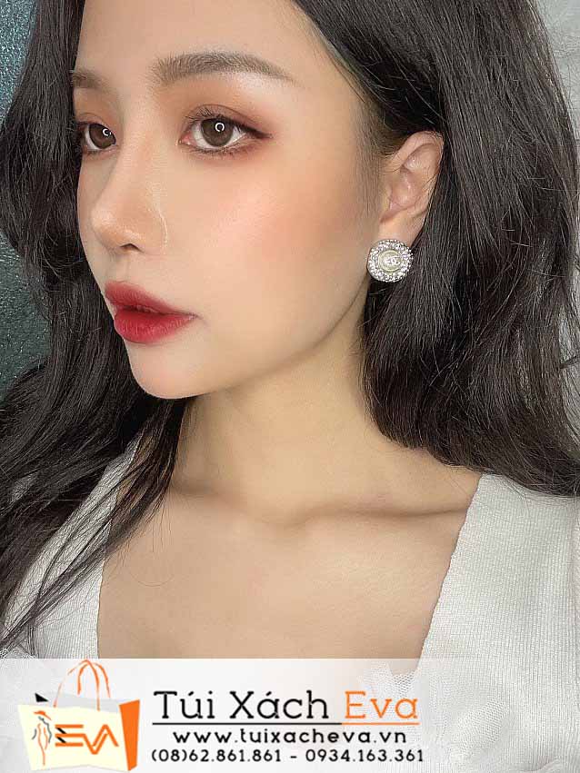 Bông Tai Chanel Siêu Cấp Màu Trắng Đẹp.