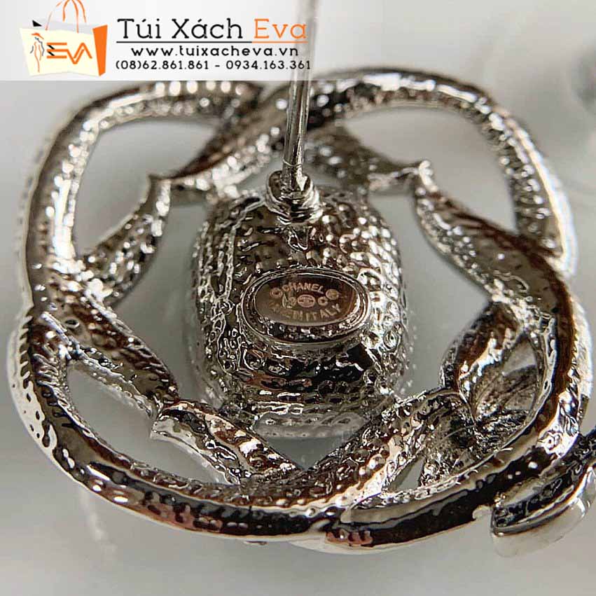 Bông Tai Chanel Siêu Cấp Màu Xanh Ngọc Đẹp.