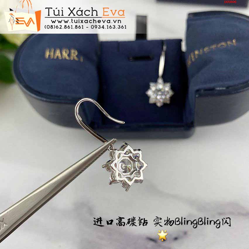 Bông Tai Harry Winston Siêu Cấp Màu Trắng Đẹp.