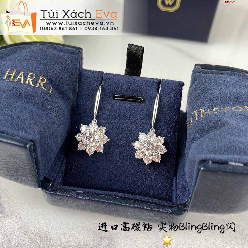 Bông Tai Harry Winston Siêu Cấp Màu Trắng Đẹp.