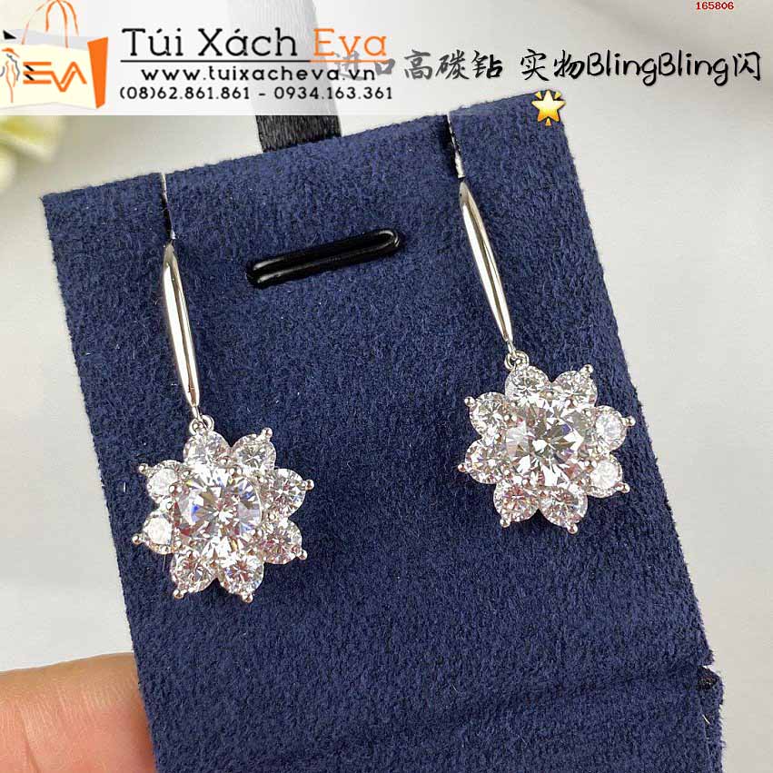 Bông Tai Harry Winston Siêu Cấp Màu Trắng Đẹp.