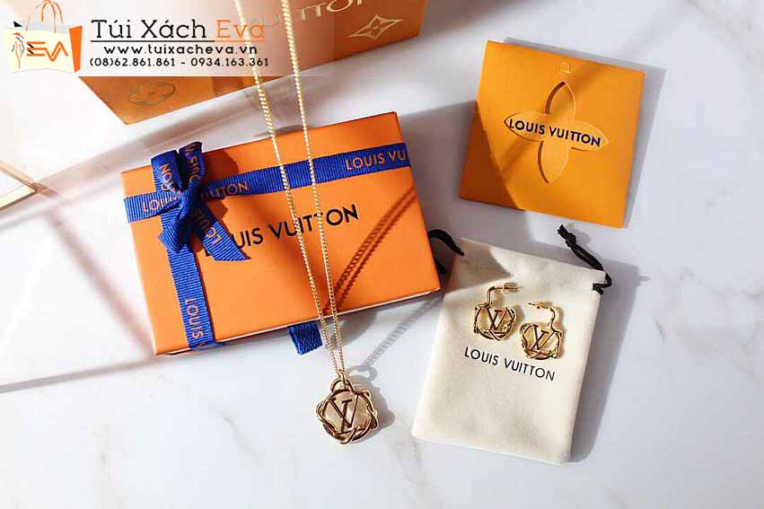 Bông Tai LV Siêu Cấp Màu Vàng Đẹp.
