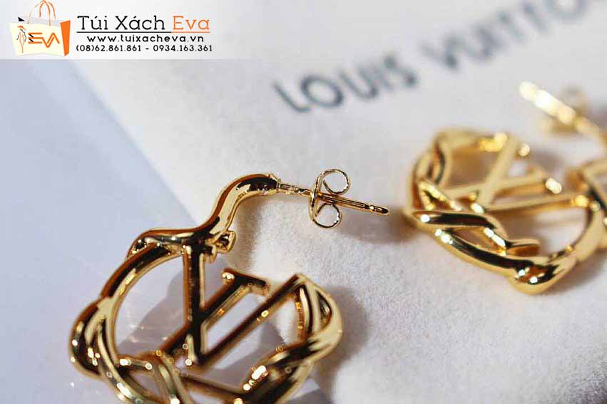 Bông Tai LV Siêu Cấp Màu Vàng Đẹp.