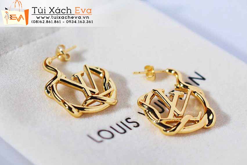 Bông Tai LV Siêu Cấp Màu Vàng Đẹp.