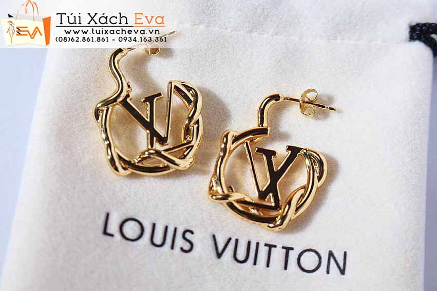 Bông Tai LV Siêu Cấp Màu Vàng Đẹp.