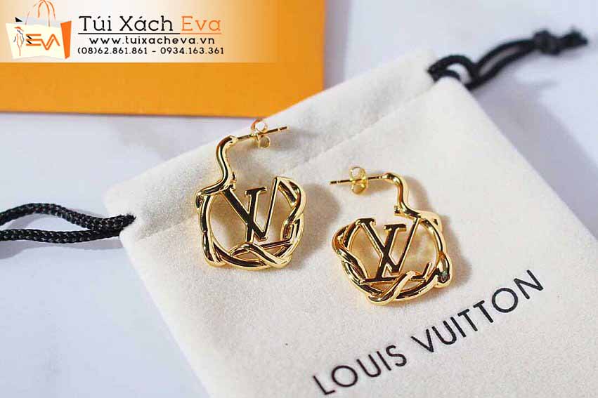 Bông Tai LV Siêu Cấp Màu Vàng Đẹp.
