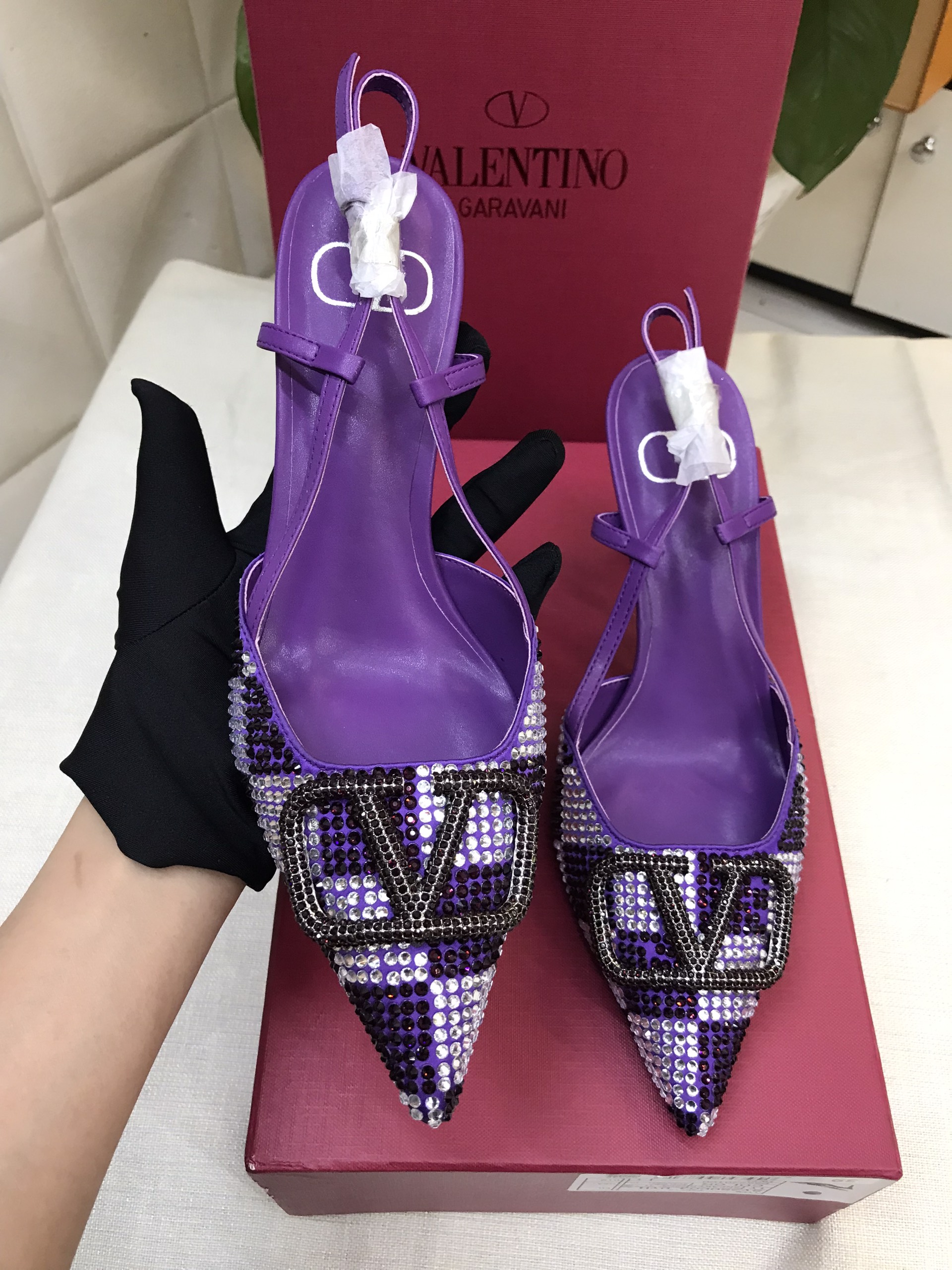 Giày Valentino Pumps Purple Siêu Cấp Size 39