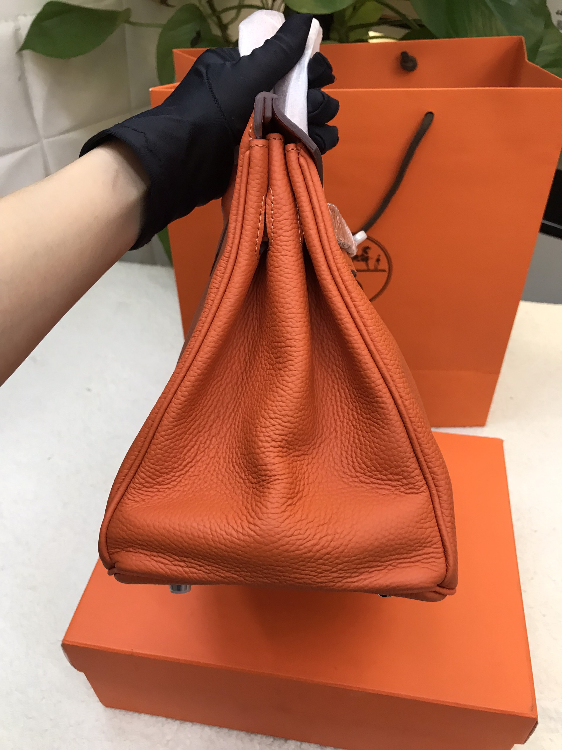 Túi Hermes Birkin Super Màu Cam Size 30cm