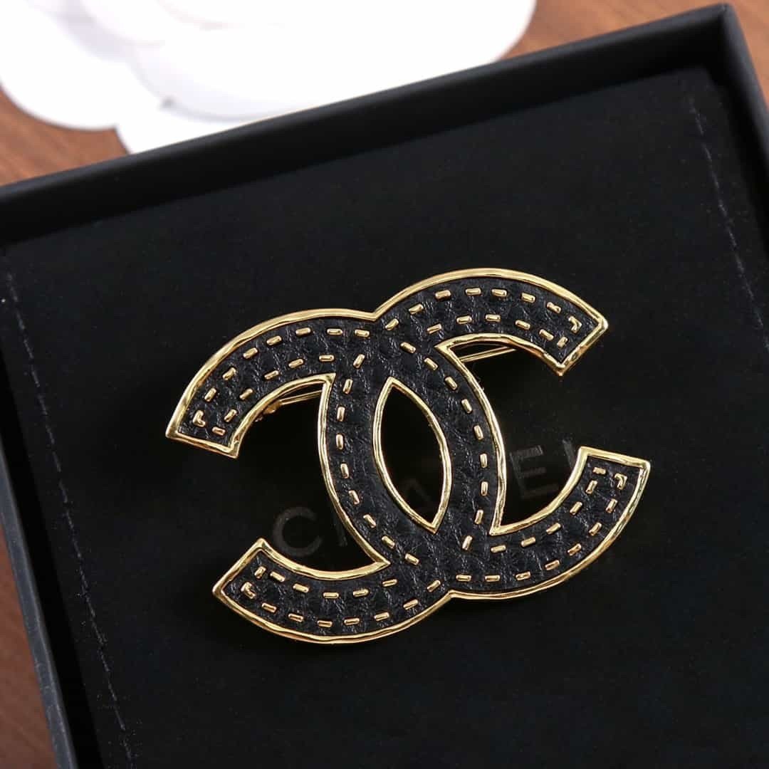 Trâm Cài Áo Chanel Double C Siêu Cấp Full Box