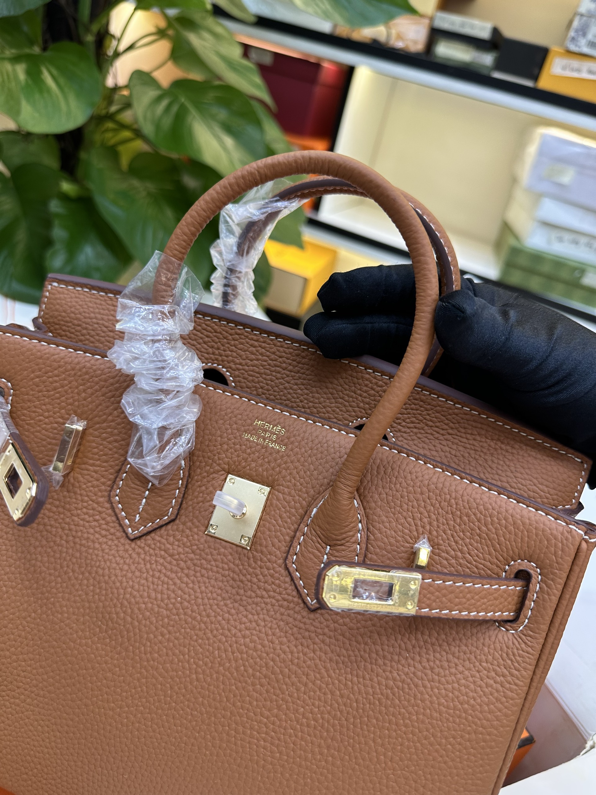 Túi Hermes Birkin 25 Super Màu Cam Size 25cm