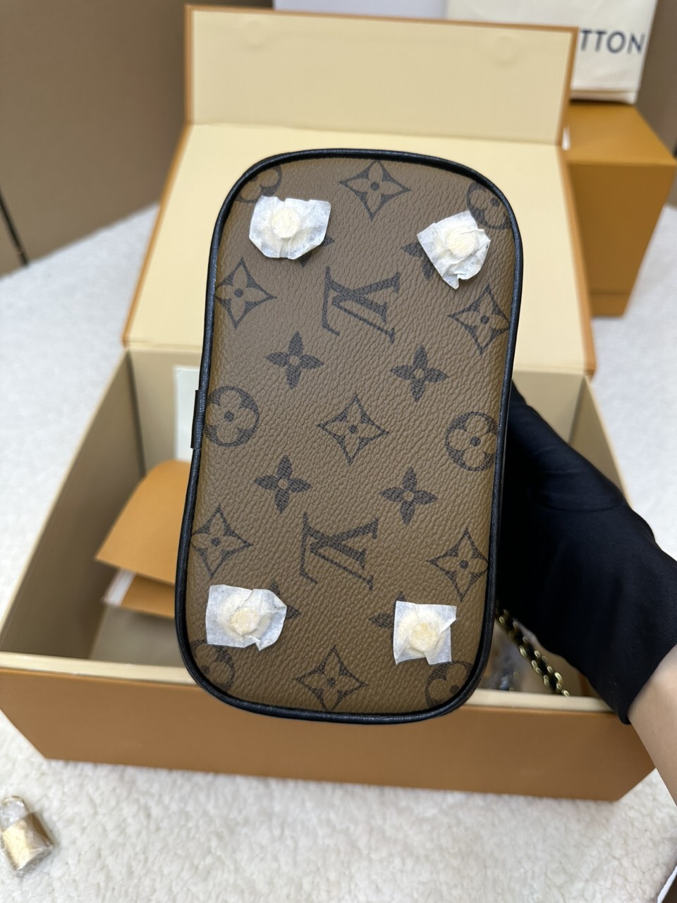 Túi Xách LV Vanity PM Super Màu Nâu Size 19cm M45165