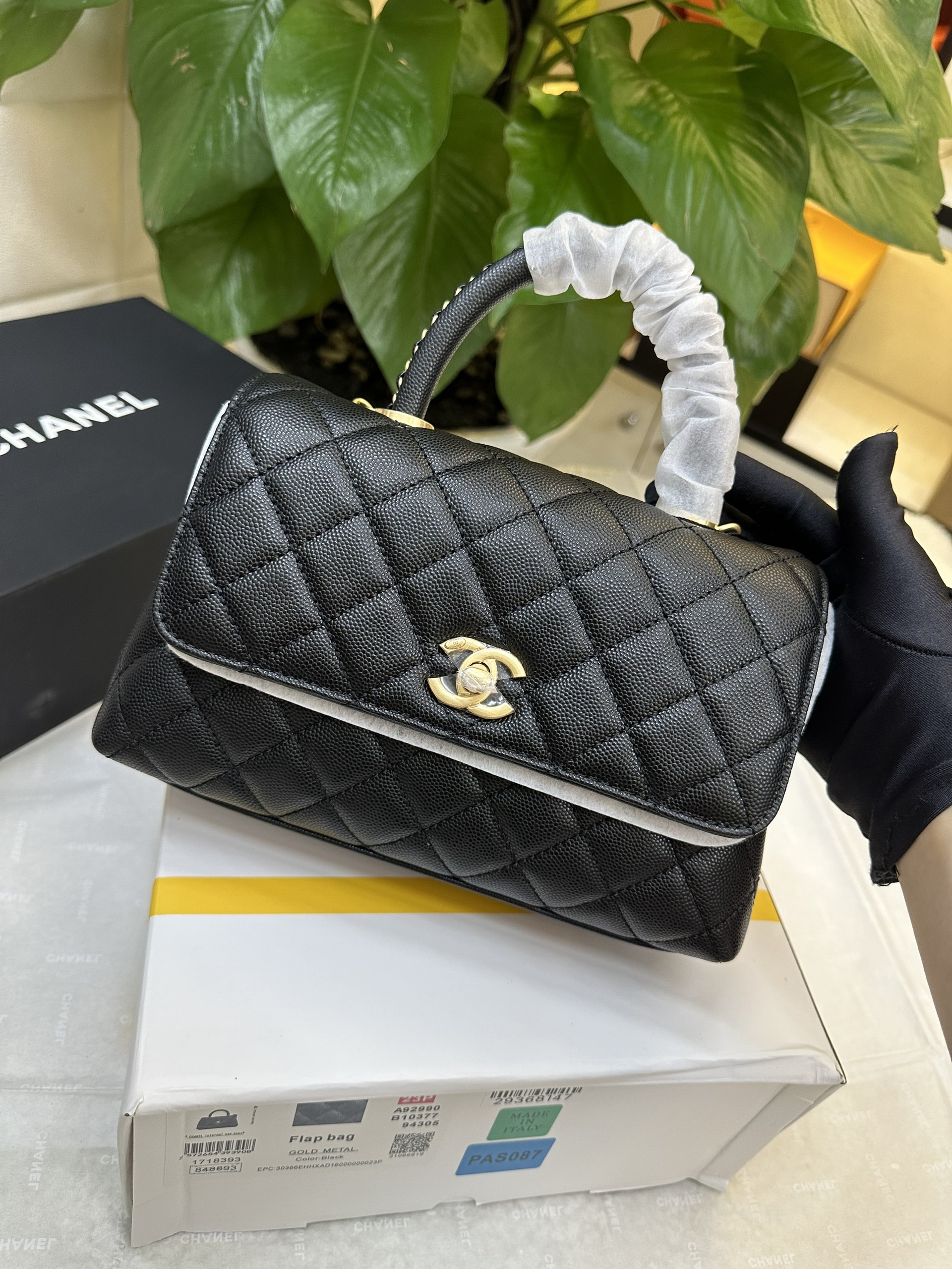 Túi Chanel Coco Handle Small Vip Màu Đen Size 23cm