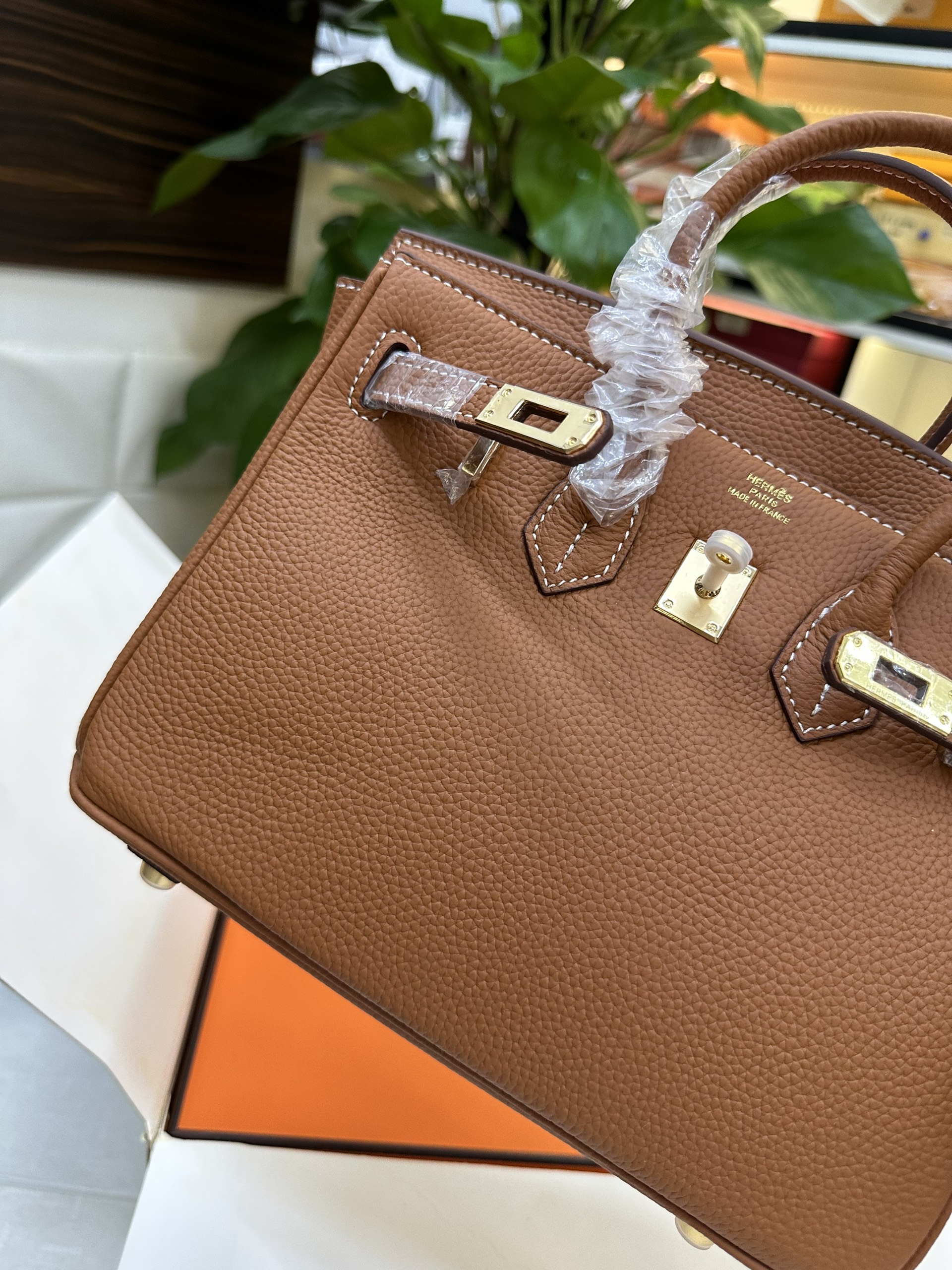 Túi Hermes Birkin 25 Super Màu Cam Size 25cm