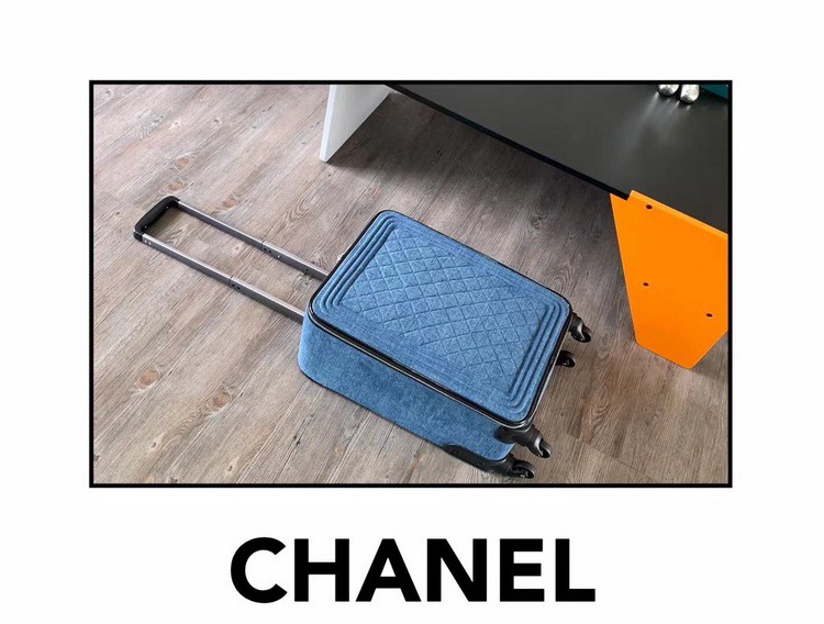 Vali Chanel SIêu Cấp Vải Jean Size 20 inch