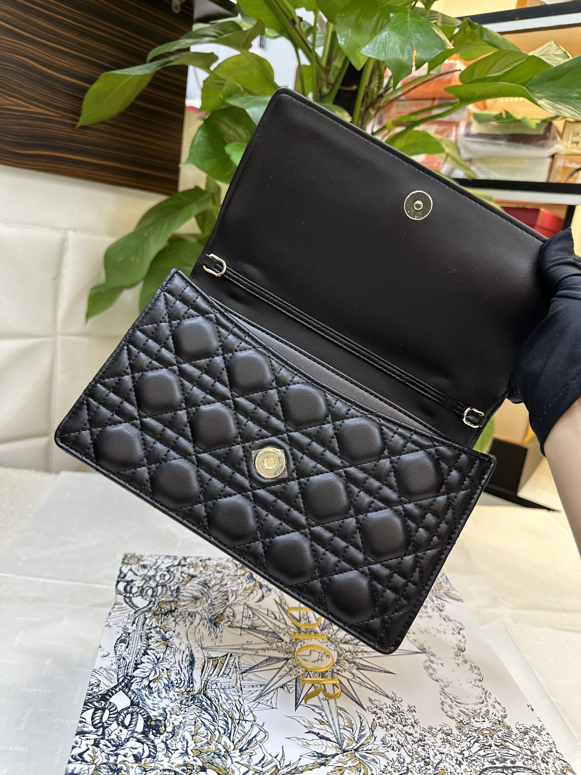 Túi Dior Miss Top Handle Bag Super Màu Đen Size 24cm