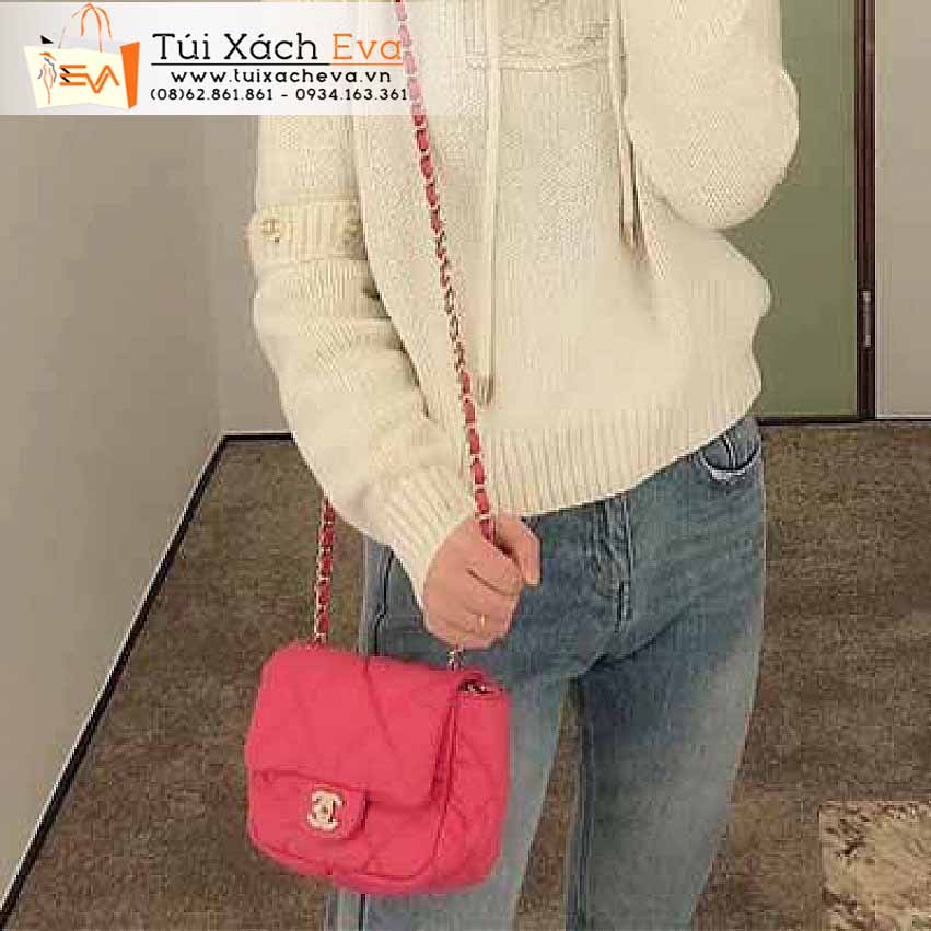 Túi Xách Chanel Small FLap Bag Siêu Cấp Màu Hồng Đẹp.