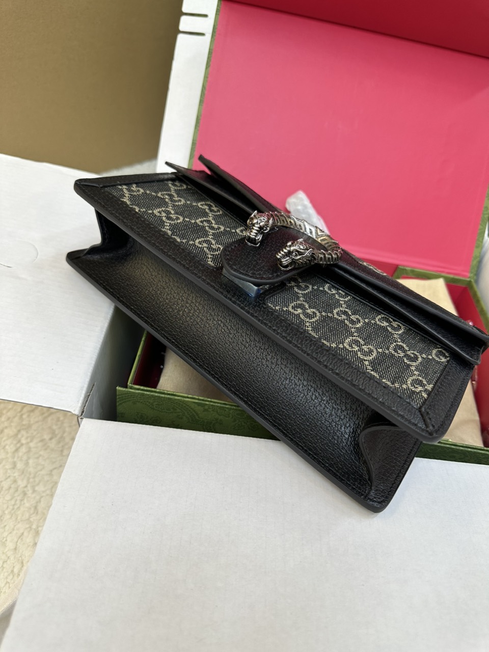Túi Gucci Dionysus Super Màu Đen Size 25cm