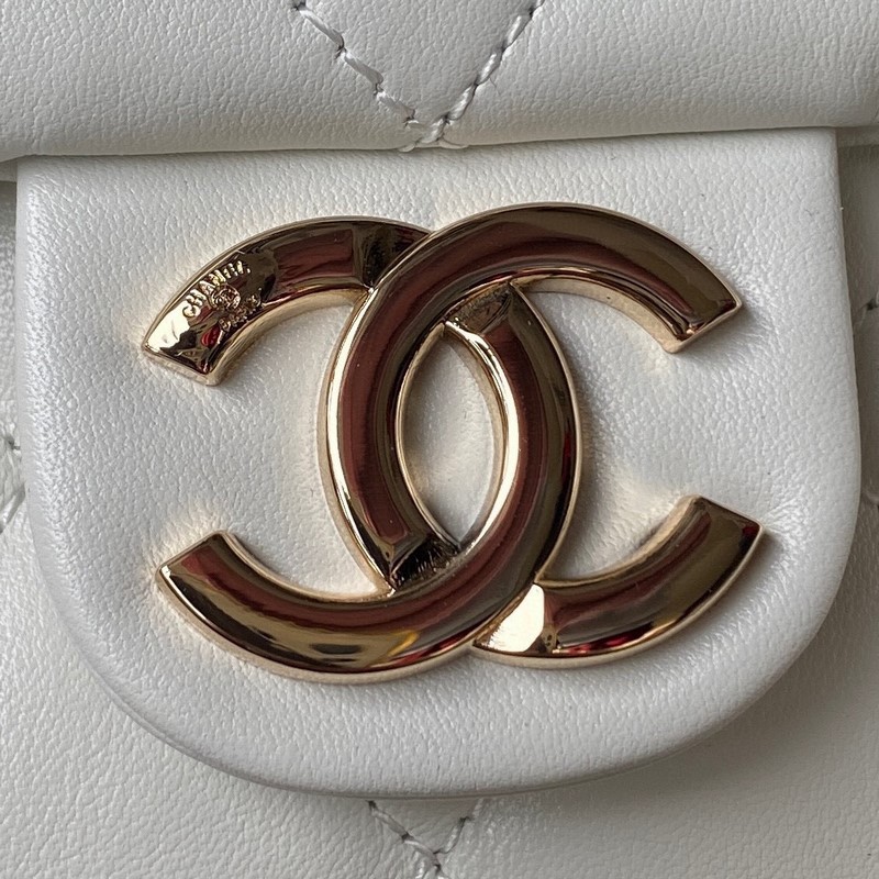 Túi Xách Chanel Replica 23B CC Túi Chanel HoBo Màu Trắng AS4347