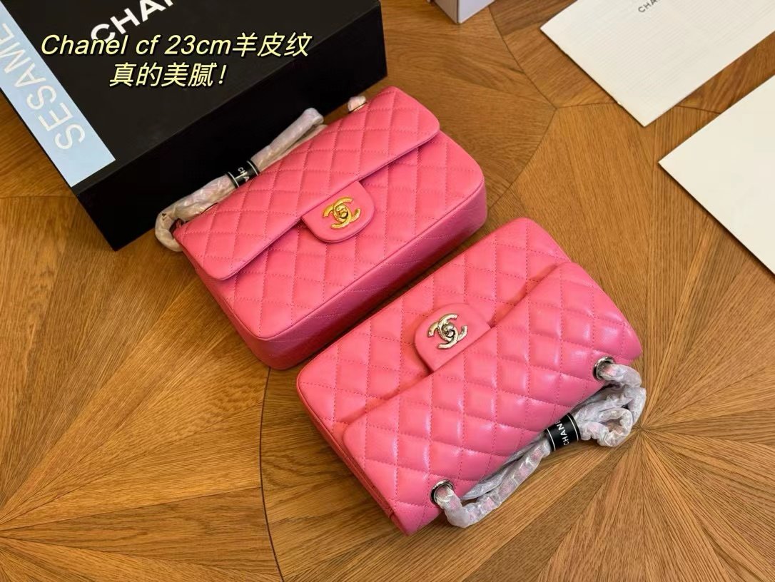 Tổng Hợp Bảng Màu Túi Chanel Classic Da Lì Super Size 23cm Fullbox