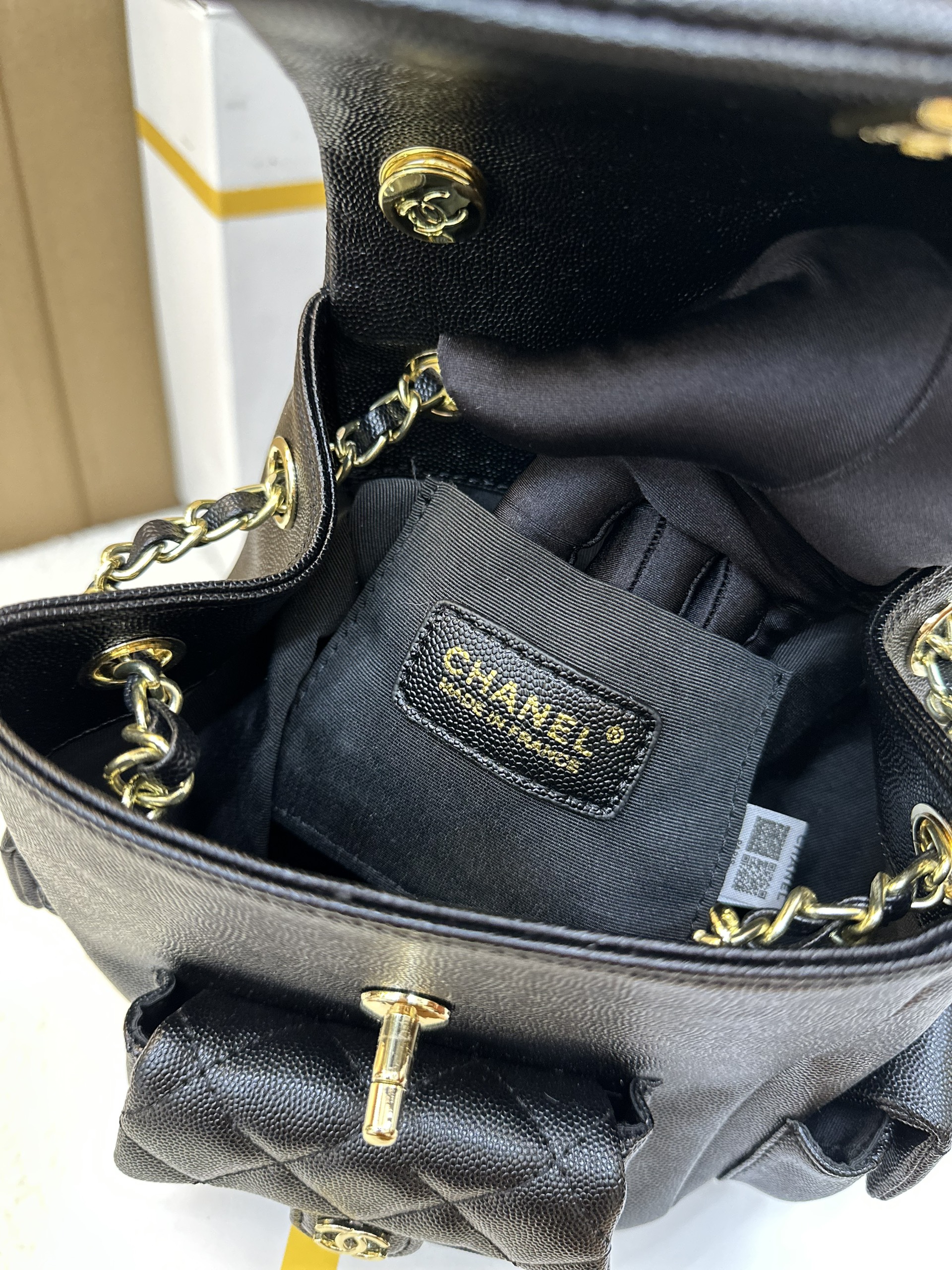 Balo Nhỏ Chanel - Chanel Small Backpack Super Màu Đen 2023 AS4399