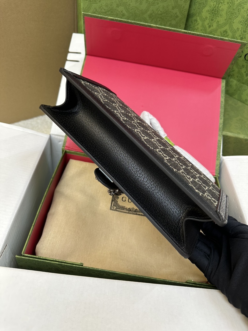 Túi Gucci Dionysus Super Màu Đen Size 25cm