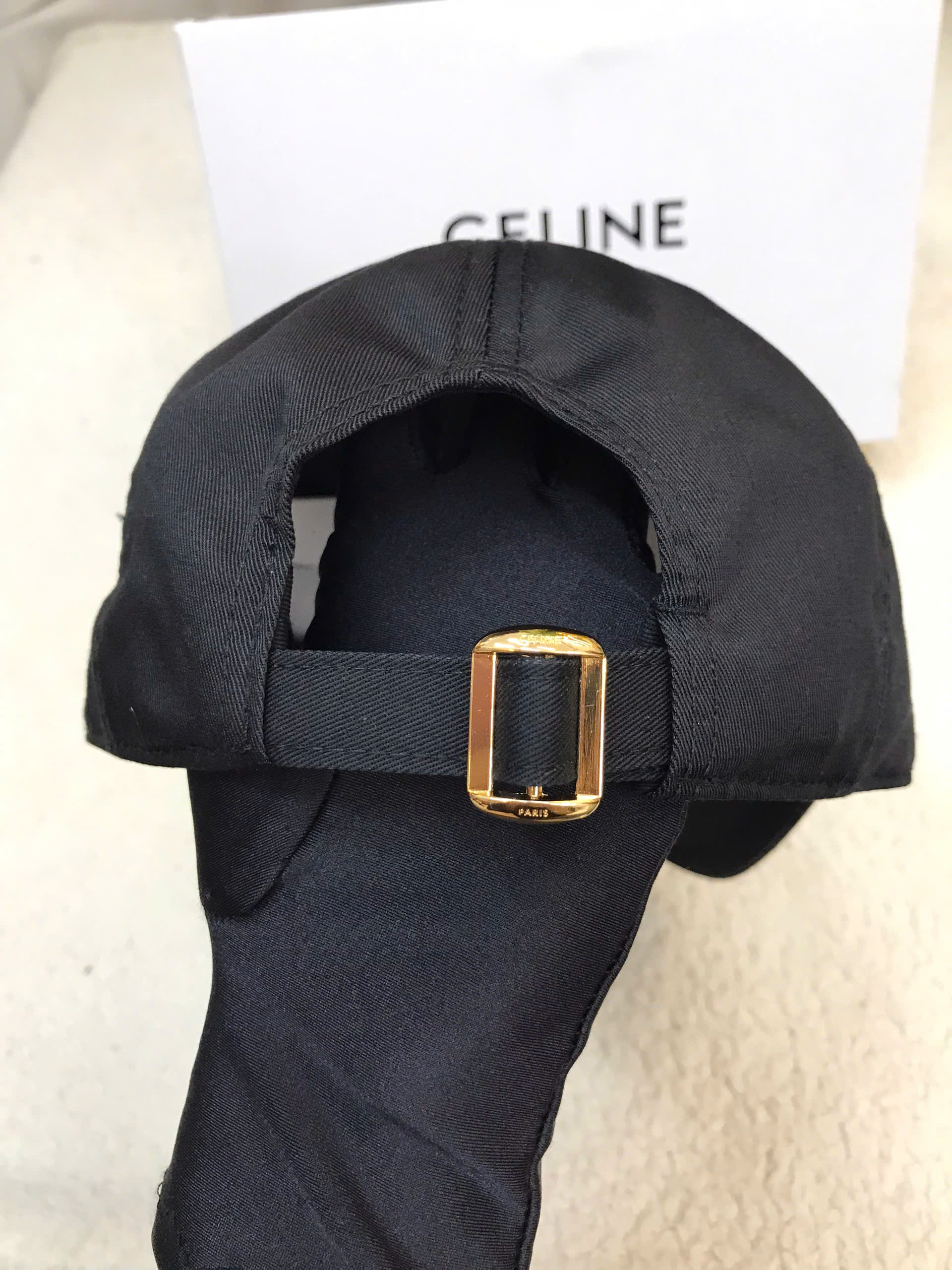 Nón Triomphe Baseball Cap In Cotton Siêu Cấp Màu Đen