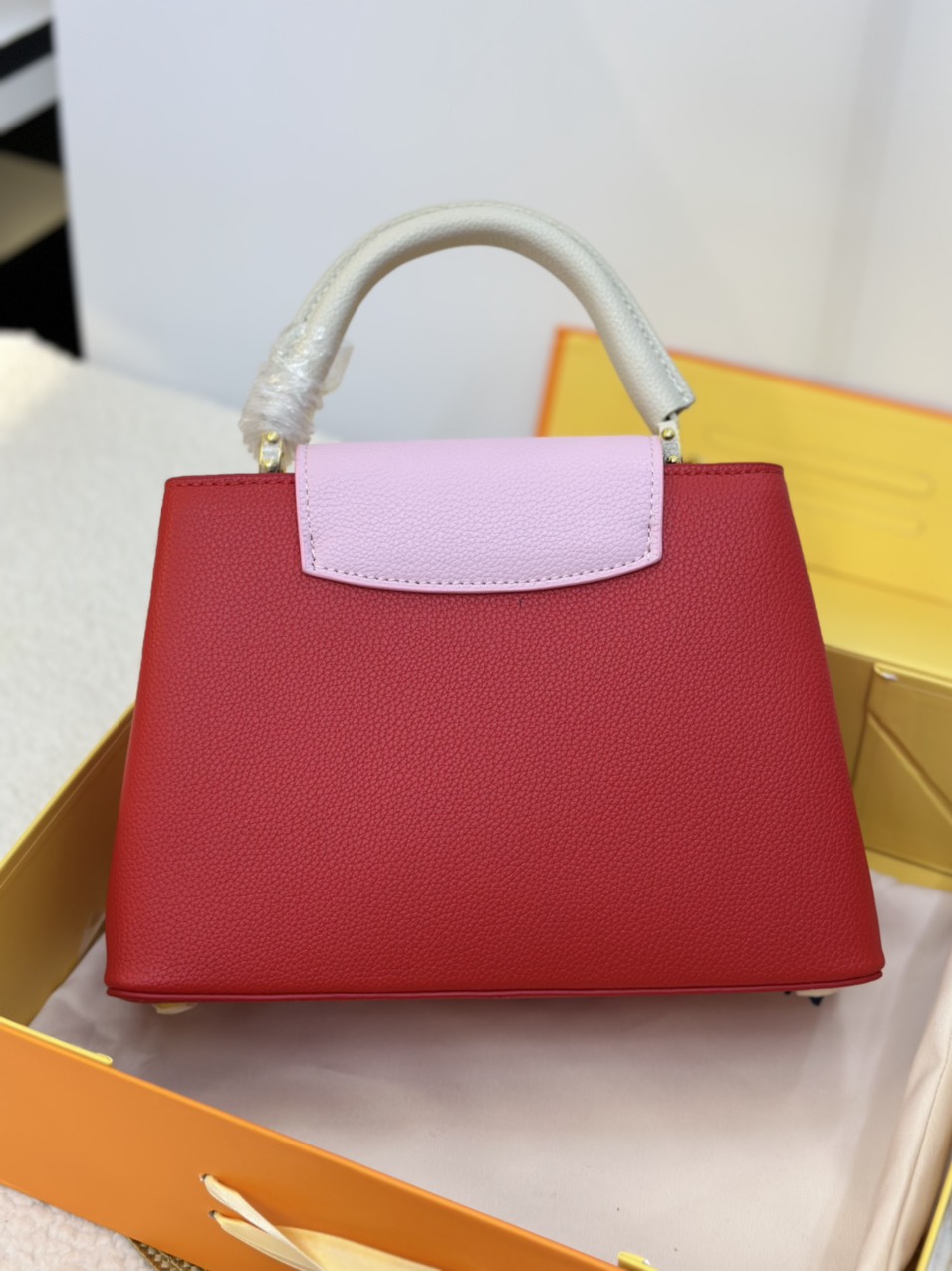 Túi Xách LV Capucines Super Đỏ Size 27cm Full Box